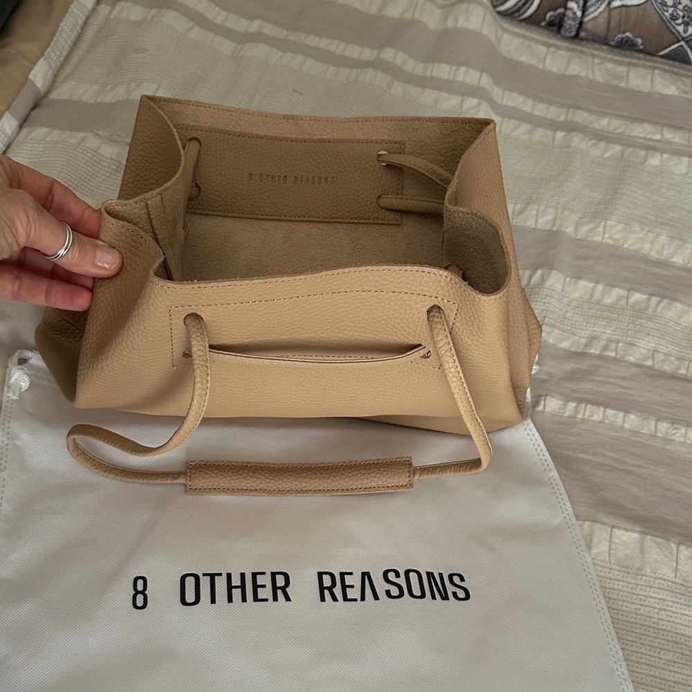 8 Other Reasons Beige Tote Bag